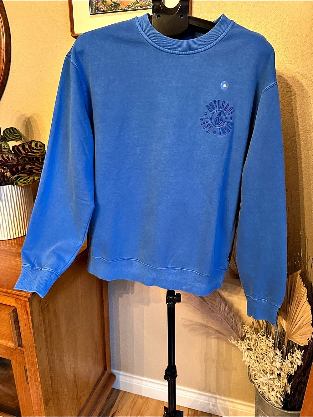 Volcom Saturn Sweatshirt in Blue Size Medium NWT